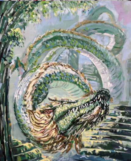 石家庄联华职业中学新春献礼之迎春画展